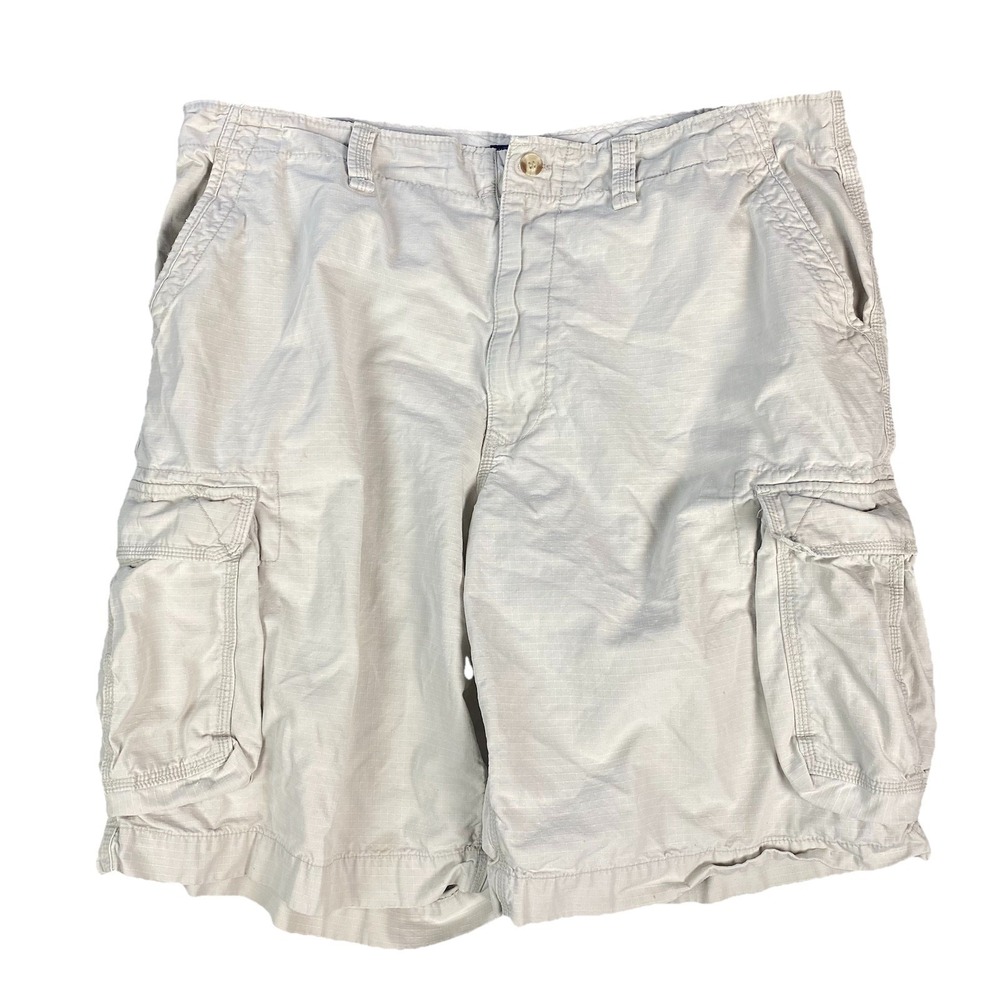 Polo Ralph Lauren Jeans Cargo Shorts Mens 42 Beige Baggy Ripstop Utility Preppy